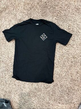 Black Graphic Salty Crew Tee - kids